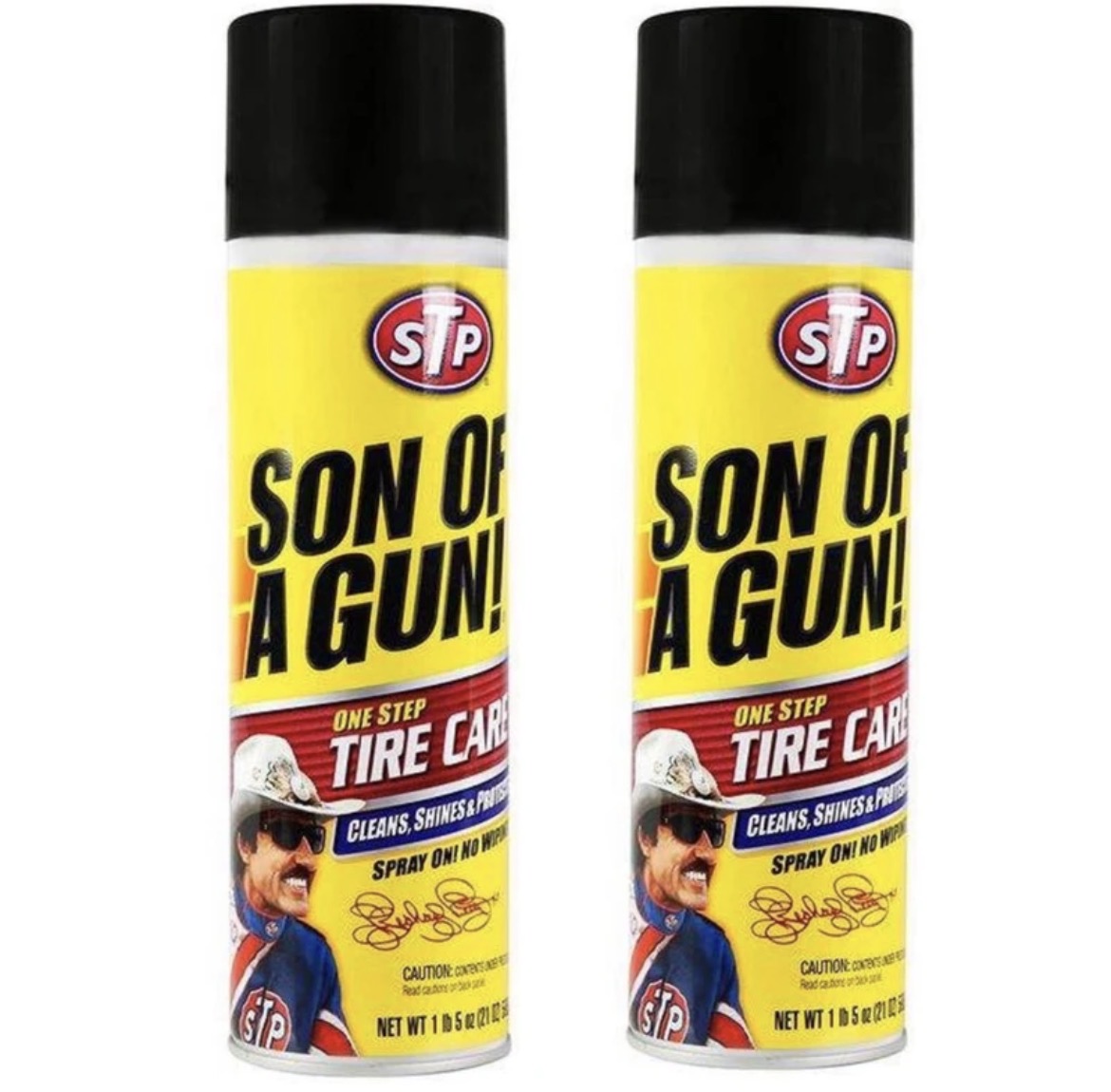 اسپری تمیزکننده لاستیک STP مدل son of a gun حجم 595 میلی‌لیتر (بسته دو عددی)